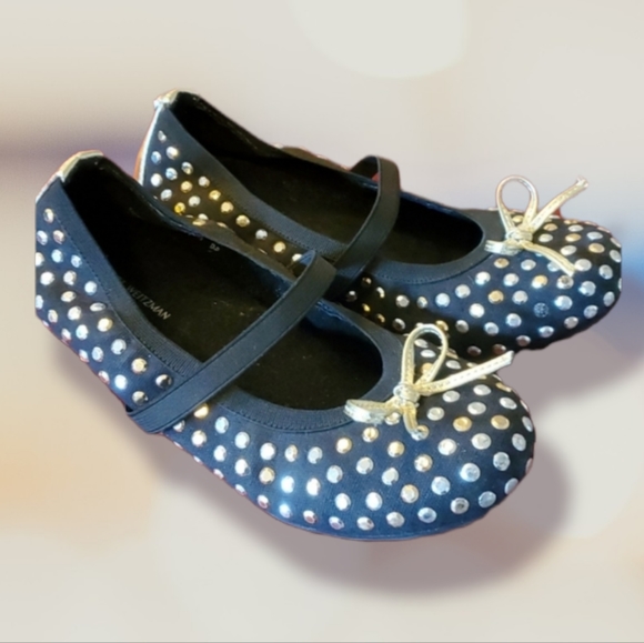 Stuart Weitzman girls US12 ballerina flats - Picture 6 of 10